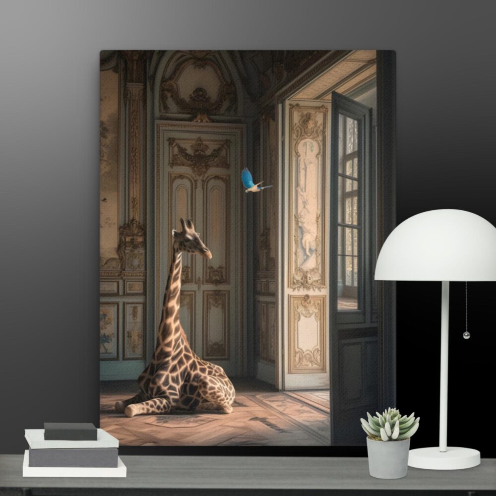 Giraffe Scene canvas - Image 10
