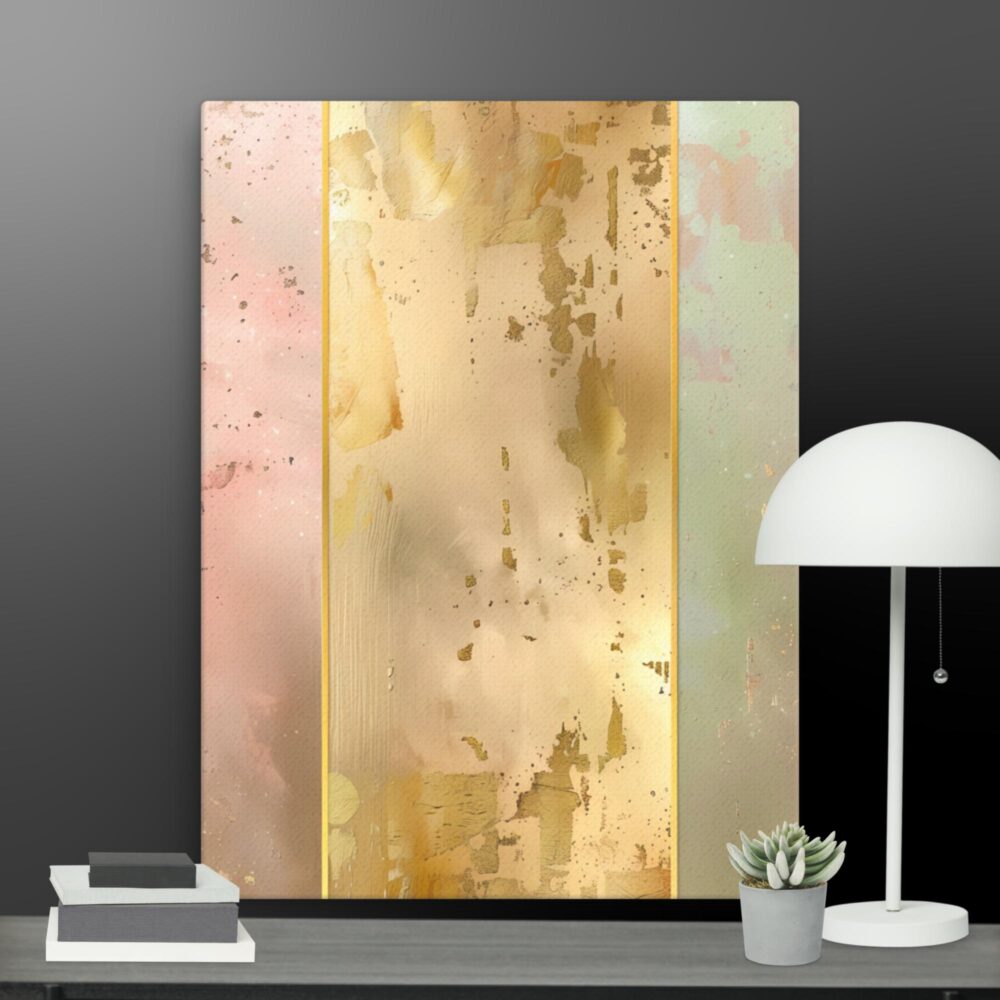 Gold split ai scene canvas - Image 12