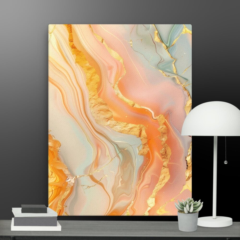 Gold with colour canvas - Image 12