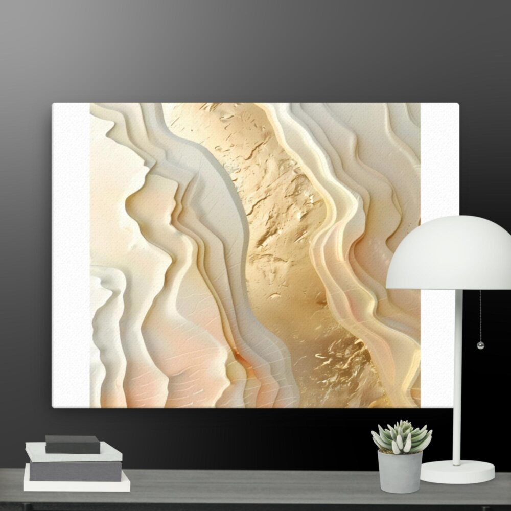Gold sand effect canvas - Image 12