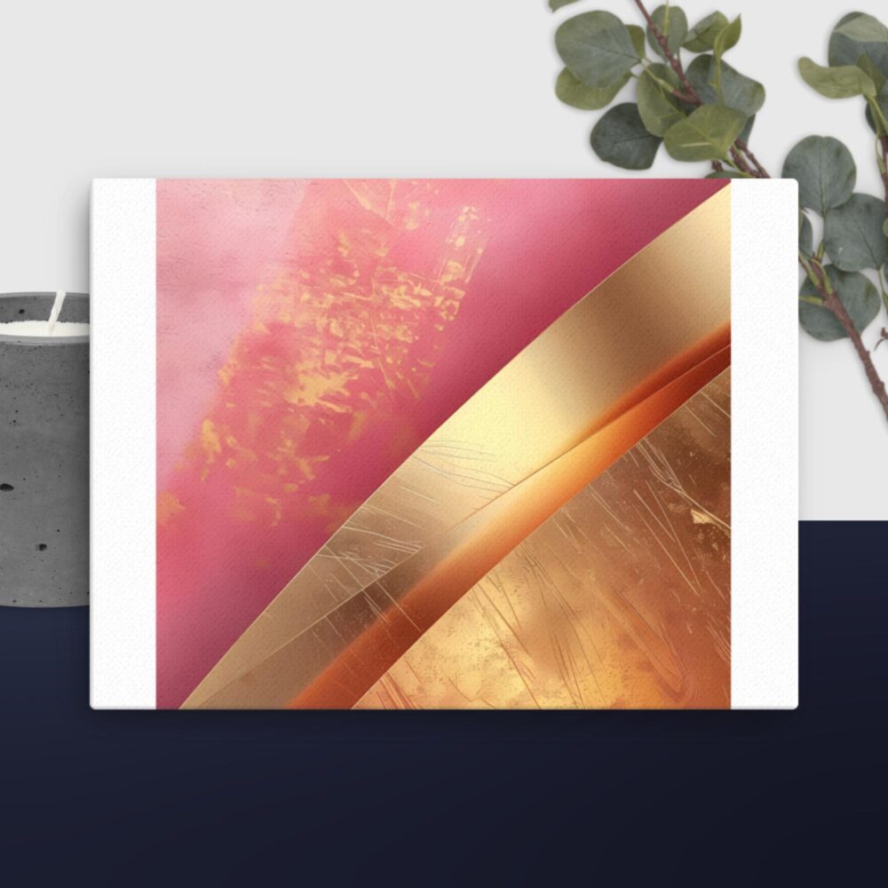 Gold Pink Trim canvas - Image 12