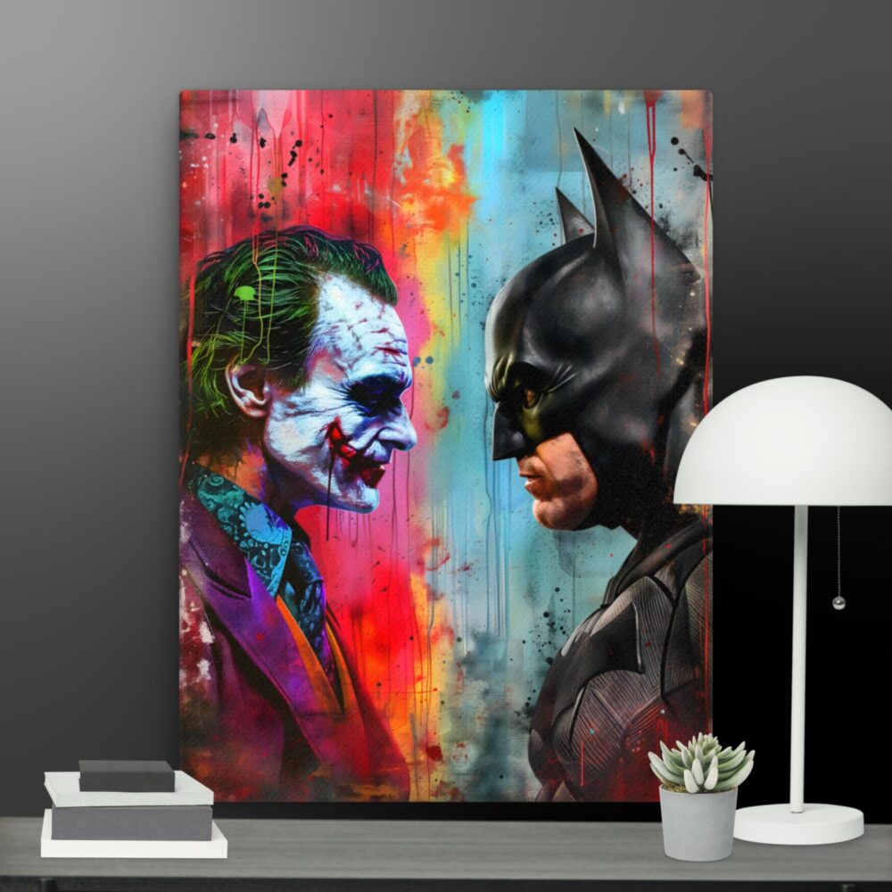Batman Vs Joker canvas - Image 10
