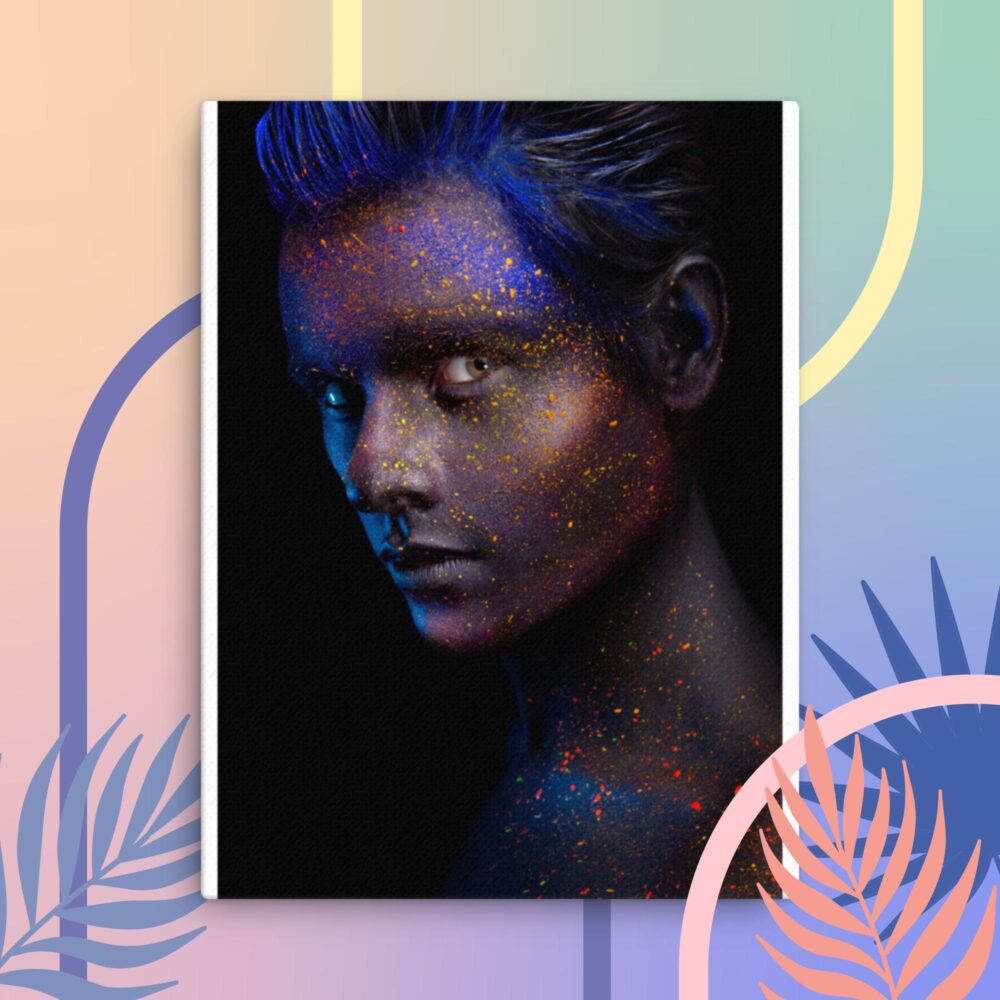 Glittery male canvas - Image 10
