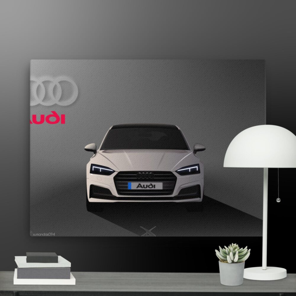 White audi canvas - Image 12