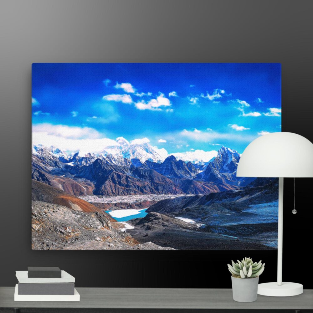 Mountain scene canvas - Image 12