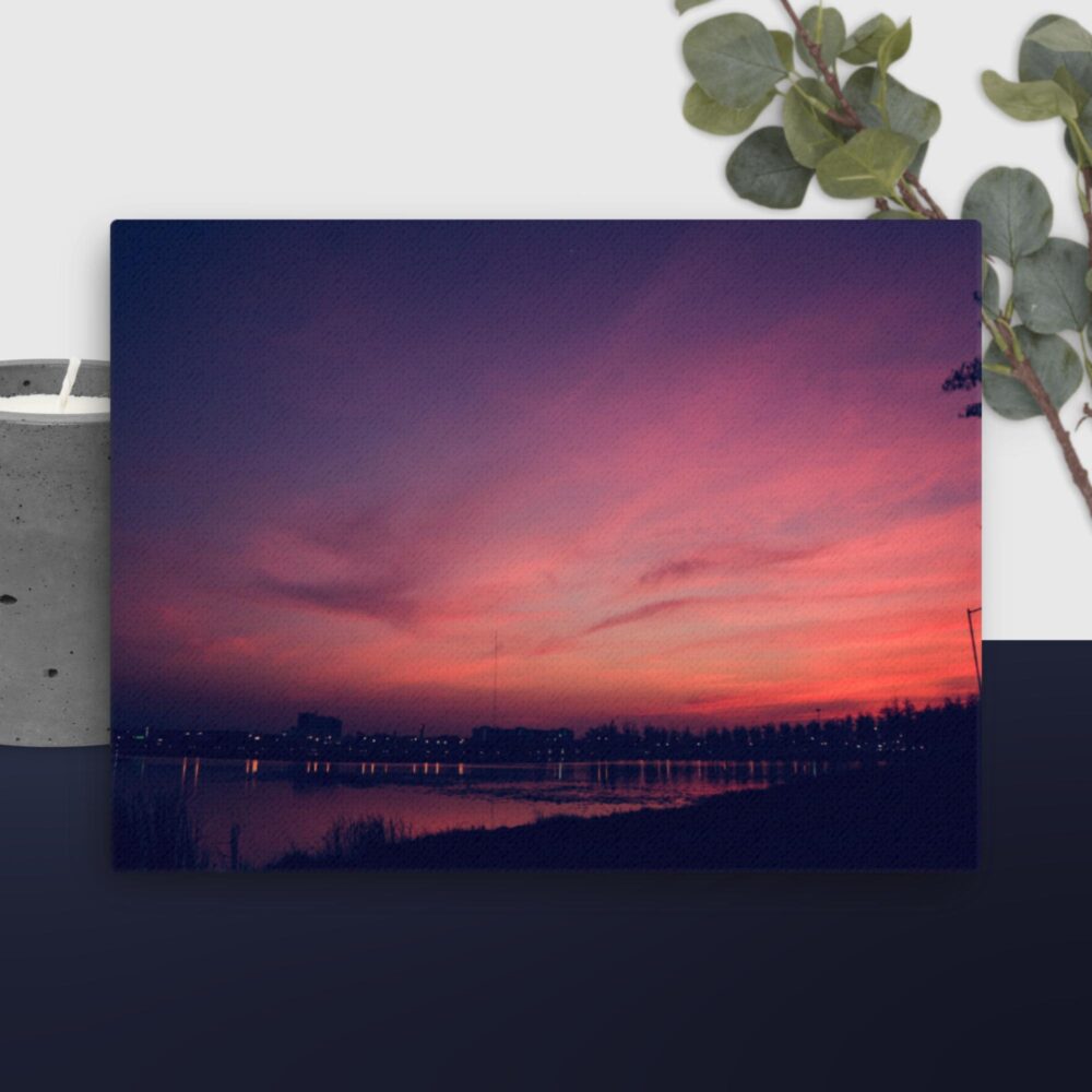 Orange scene canvas - Image 12