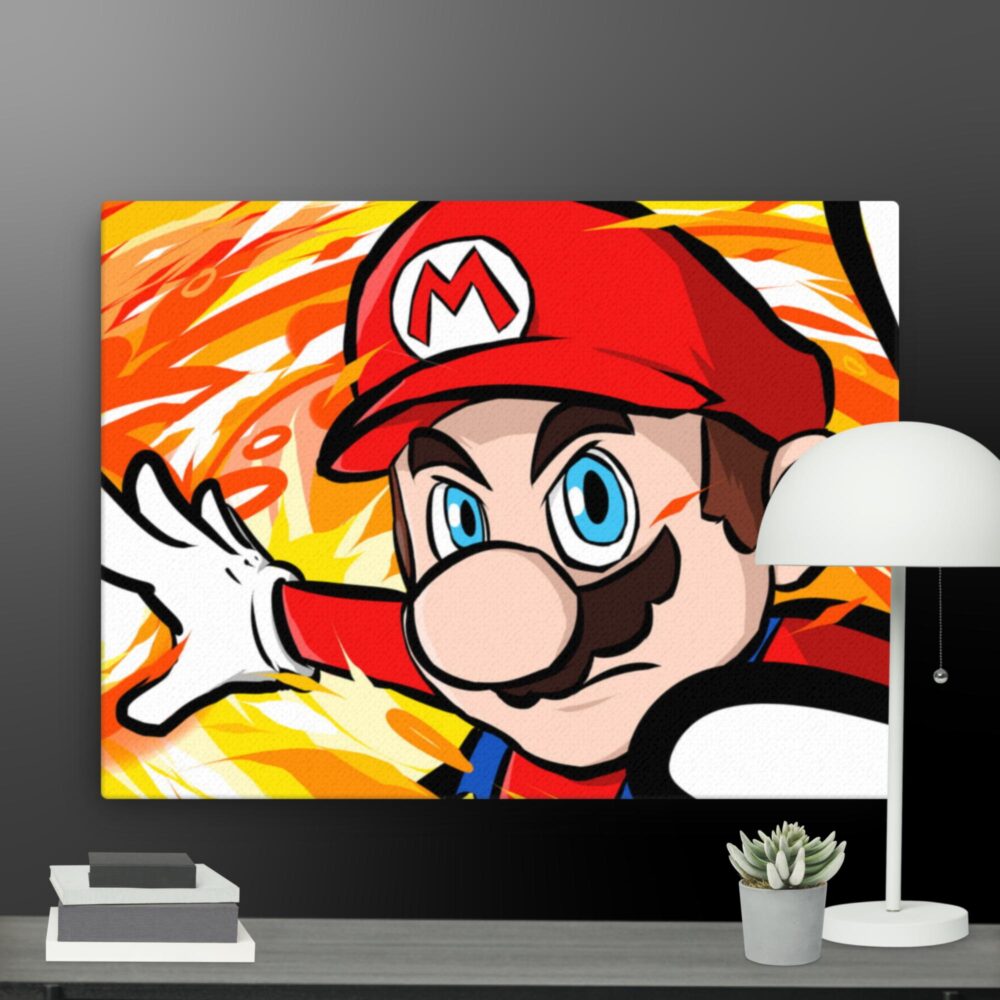 Mario close up canvas - Image 12