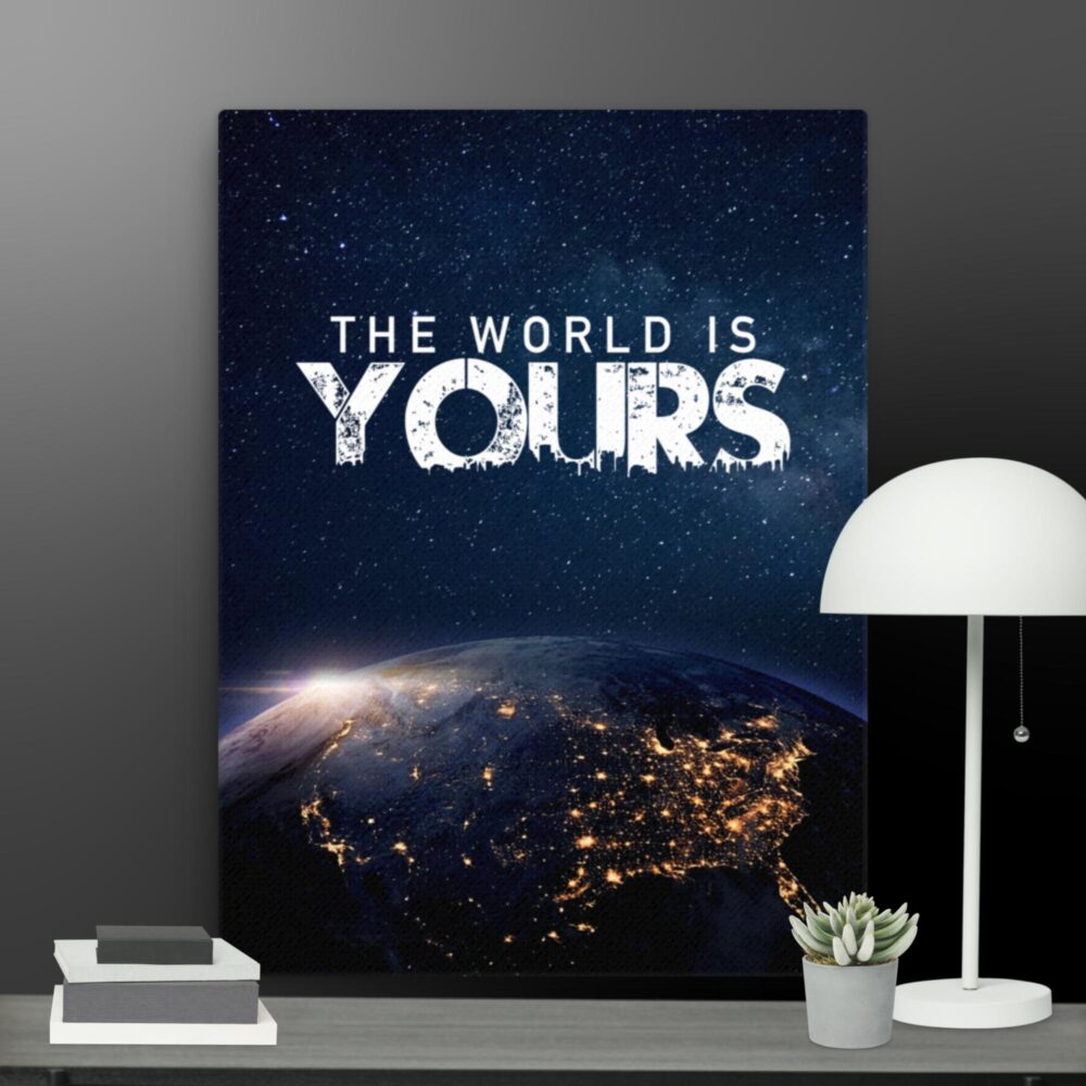 The world is yours canvas - Image 10