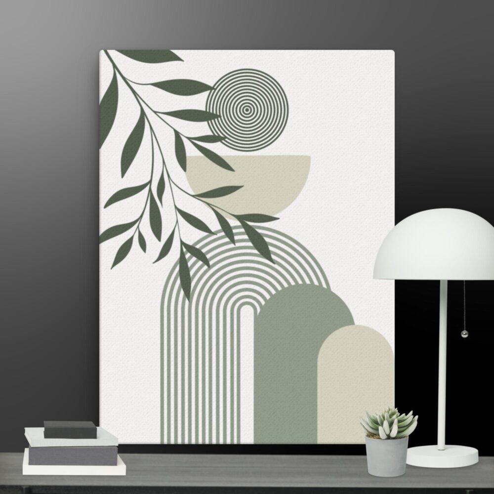 Bohemian green canvas - Image 12
