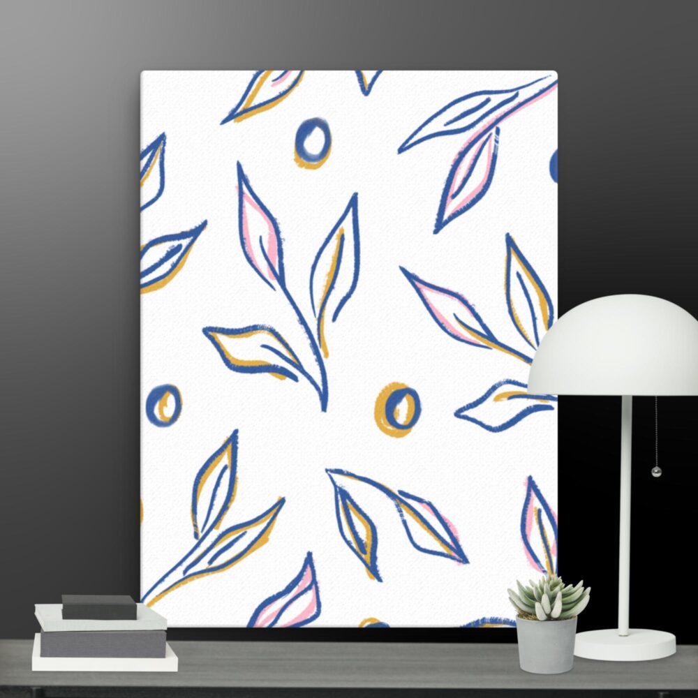 Contemporary flower canvas - Image 12