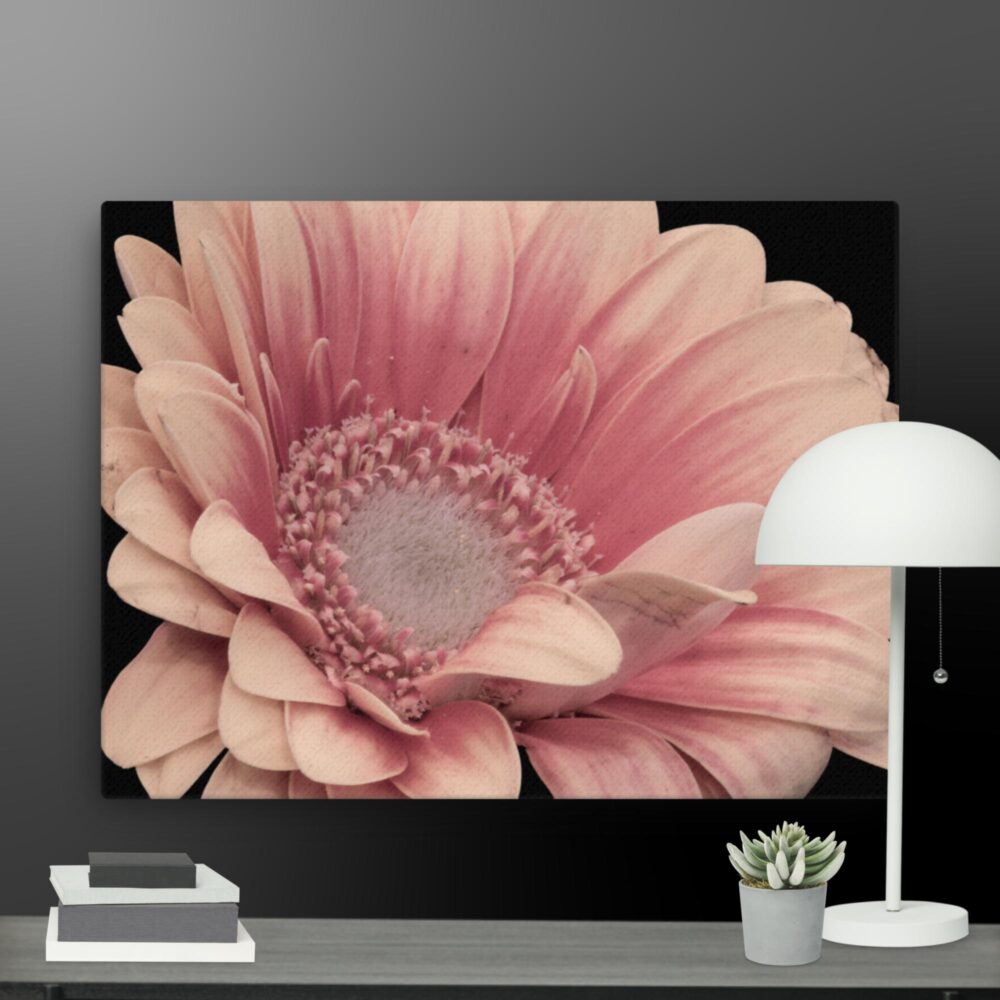 Pink flower canvas - Image 12