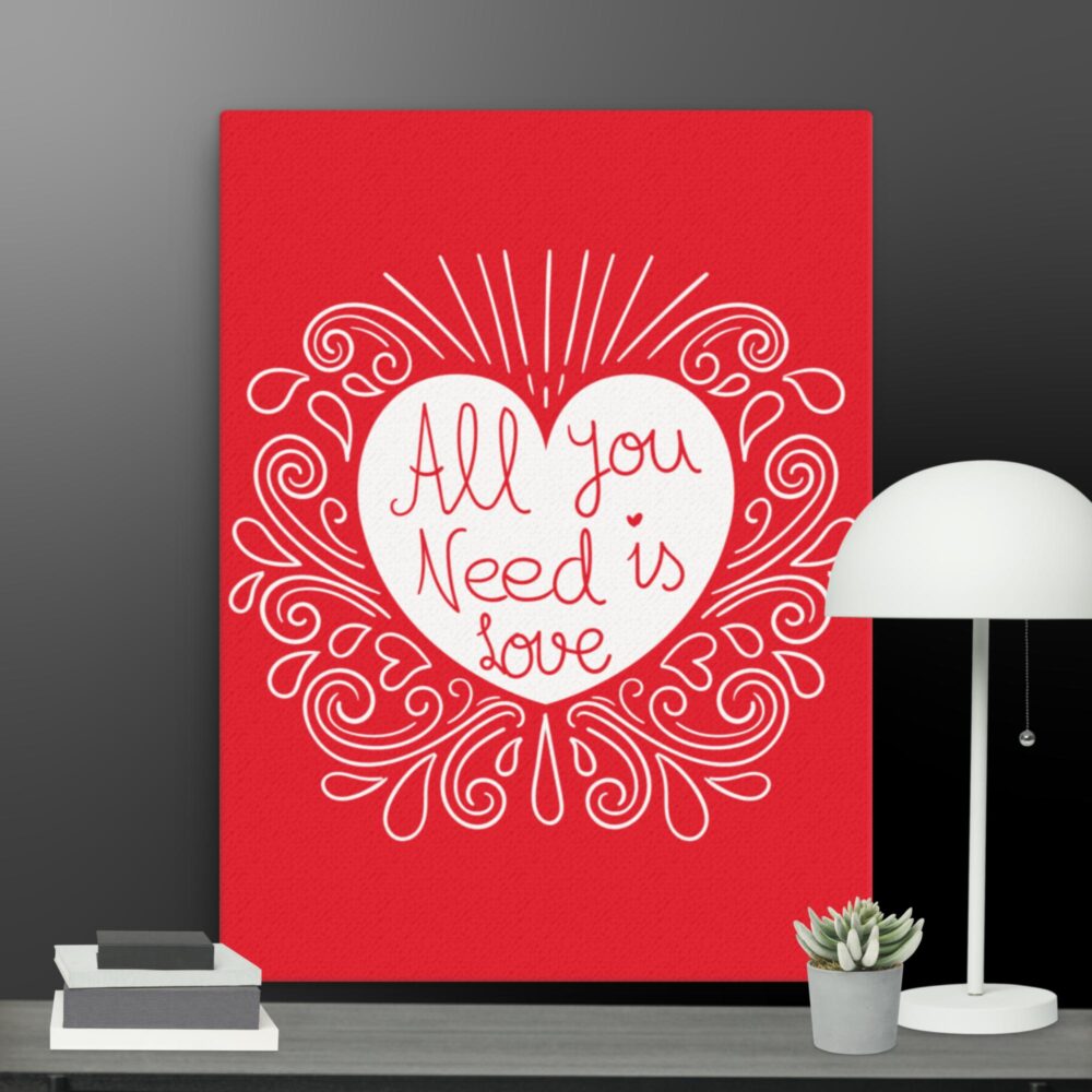 All you need is love canvas - Image 10