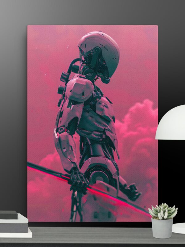 The modern Robot canvas - 24×36