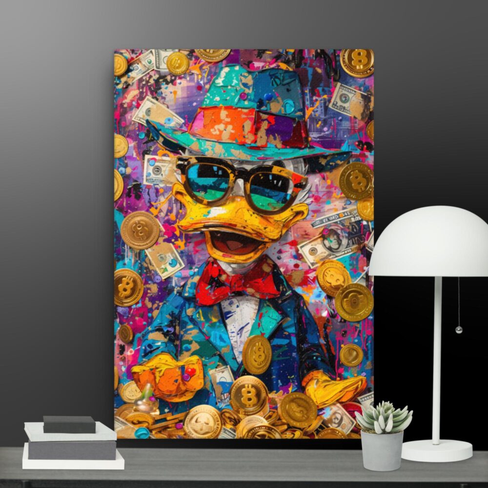Pop Art Duck Style Canvas - Image 3