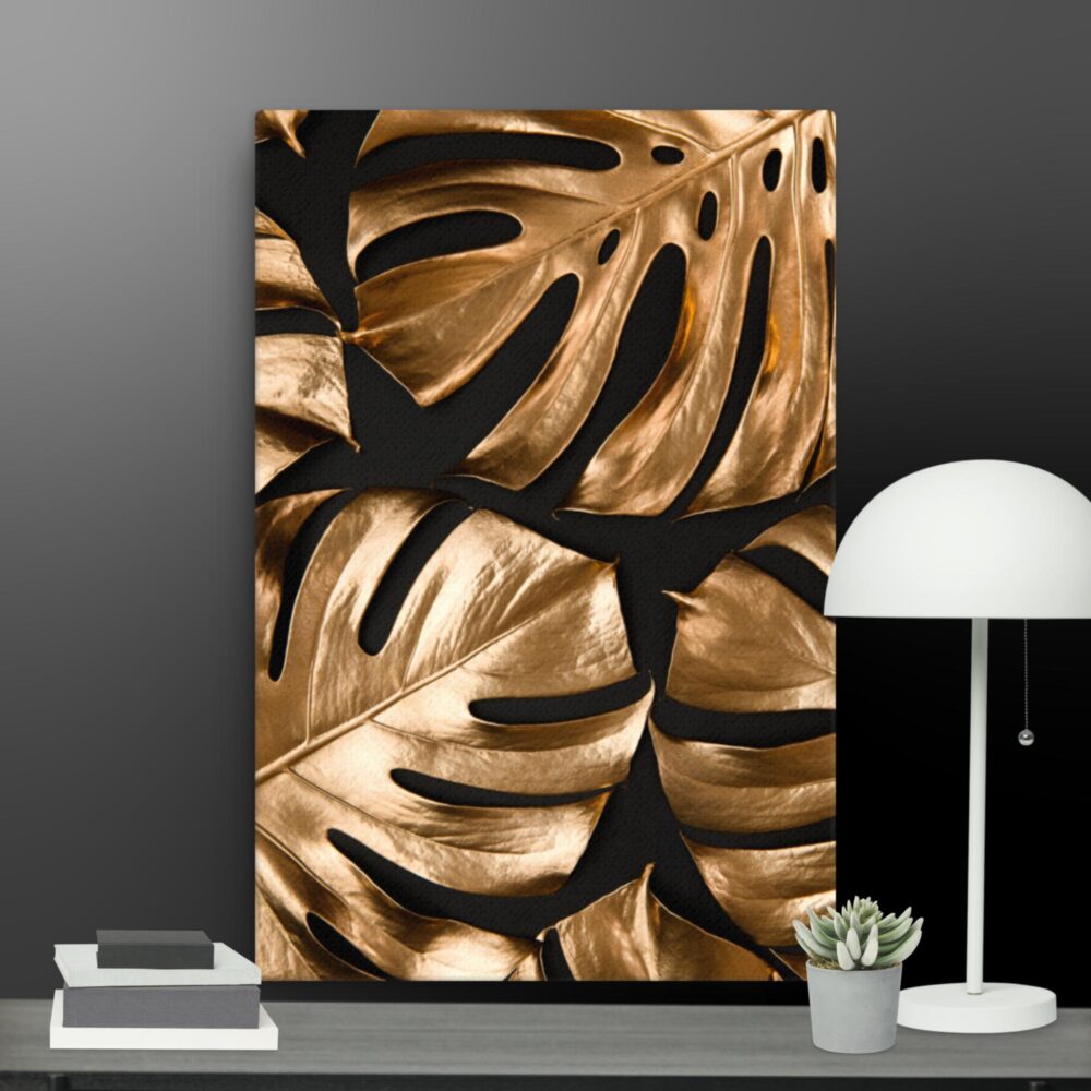 Golden Leaves Canvas - Image 4