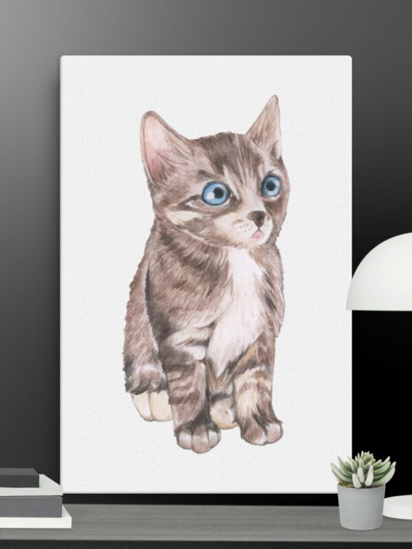 Cat canvas - 24×36