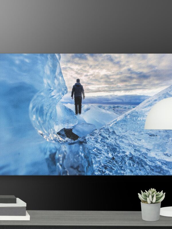 The icebergs canvas - 24×36