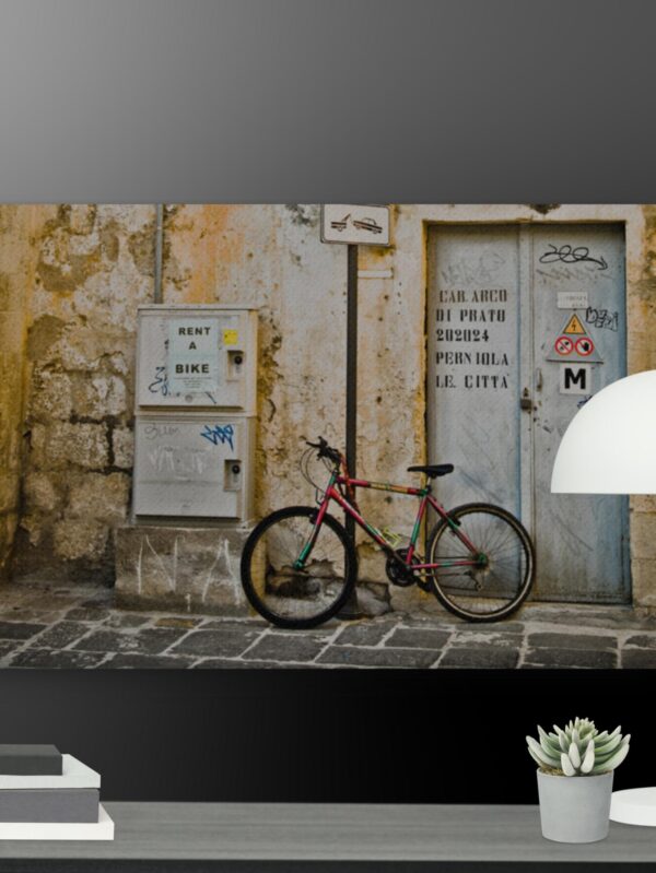Italy Collection Bike Scene canvas - 24×36