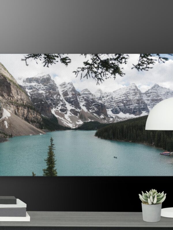 Snowy Mountain Scene canvas - 24×36