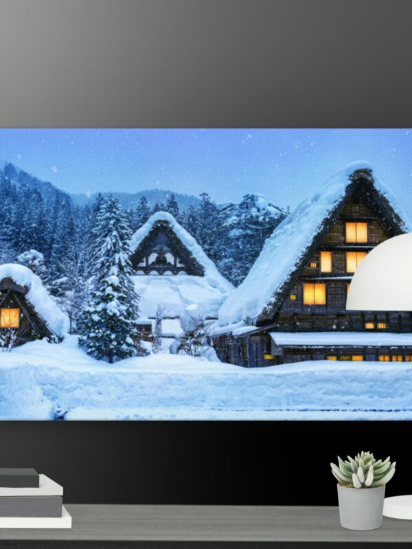 Snow Scene canvas - 24×36