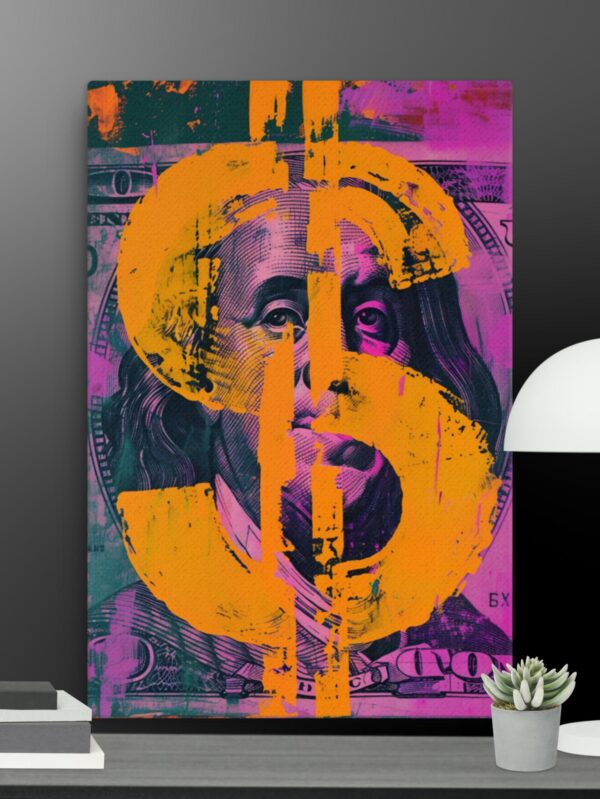 Dollars canvas - 24×36