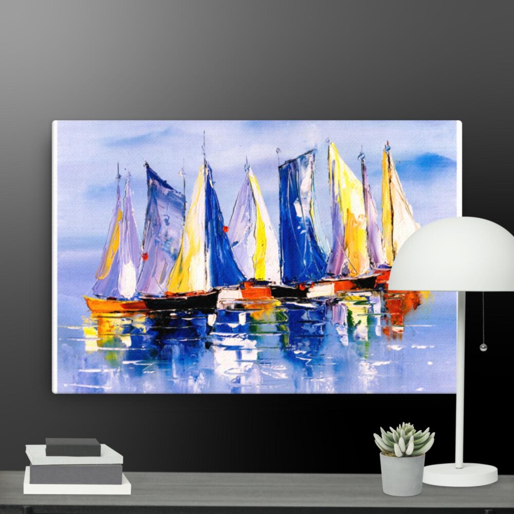 Multicoloured boat canvas - Image 6