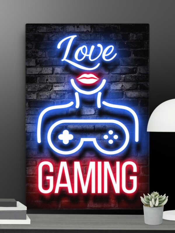Love Gaming canvas - 24×36
