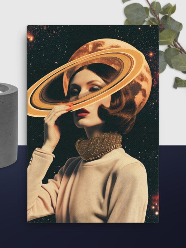 Space Woman canvas - 24×36