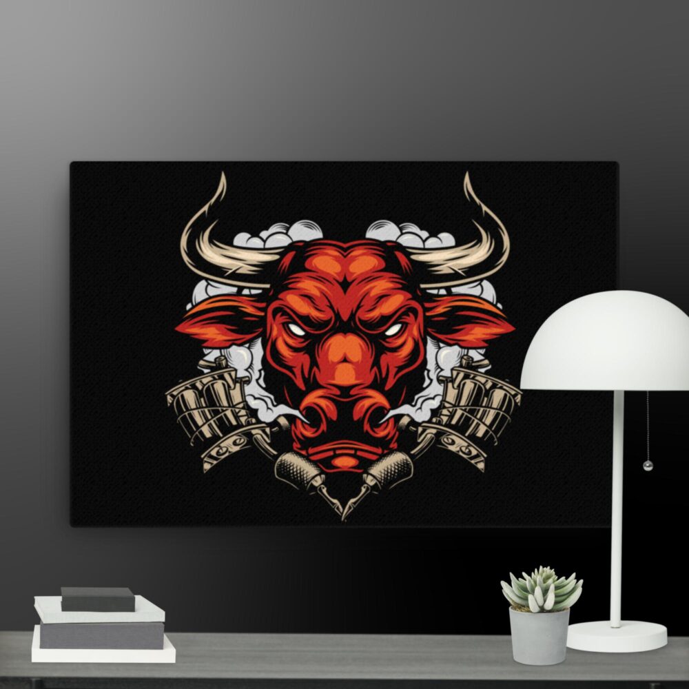 Angry Bull canvas - Image 6
