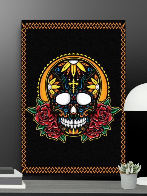 Religious skull canvas - 24×36