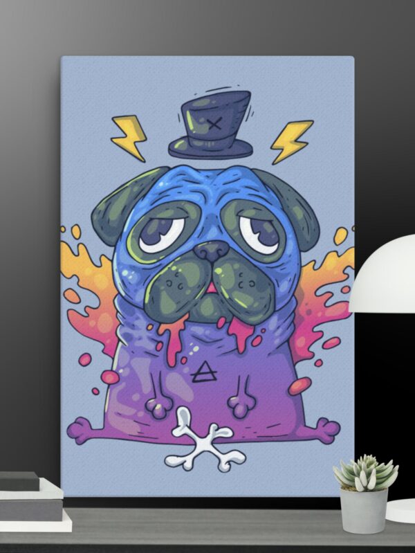 Pug Magician canvas - 24×36