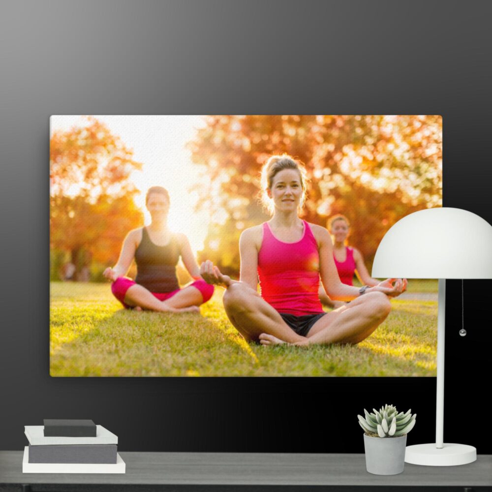 Yoga pose canvas - Image 6