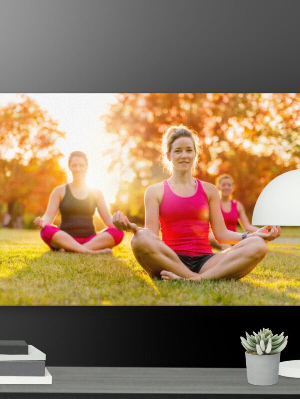Yoga pose canvas - 24×36