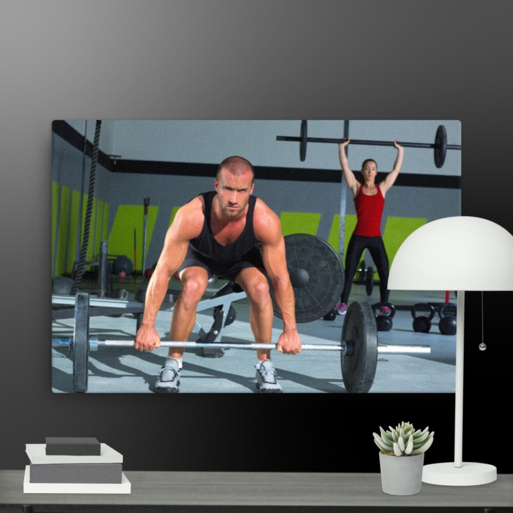 Lifting weights canvas - Image 6