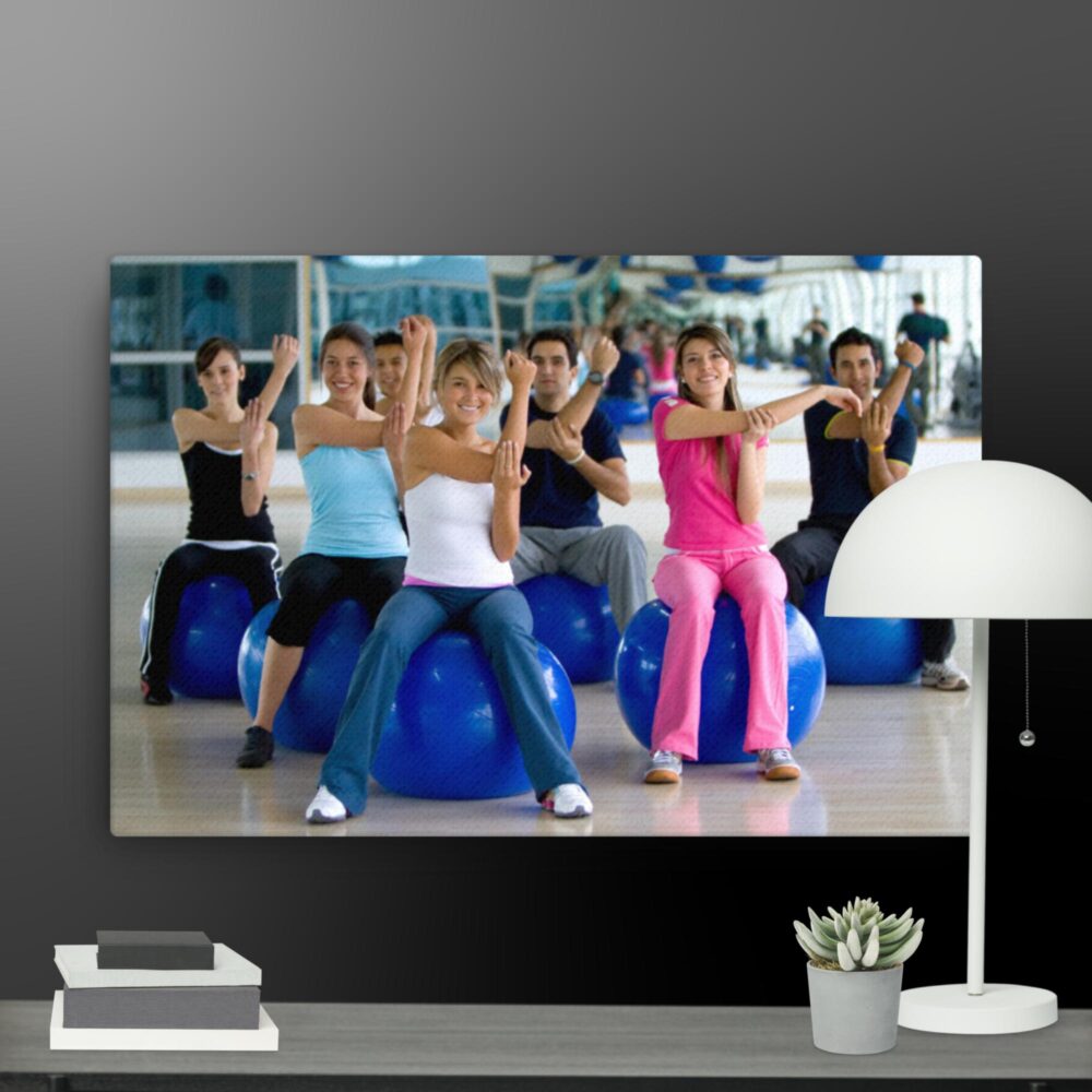 Fitness scene canvas - Image 6