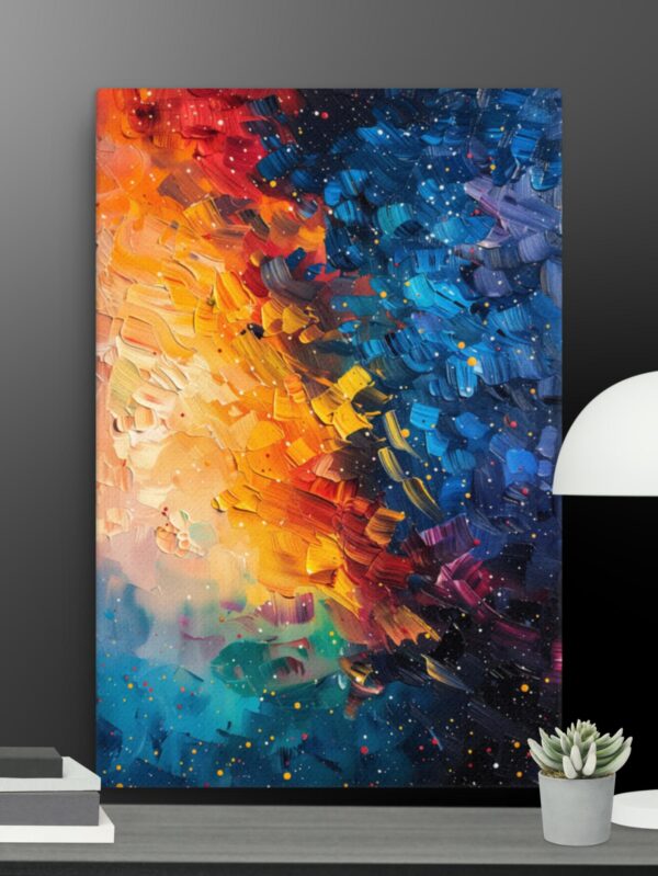 Abstract Stars in the sky canvas - 24×36