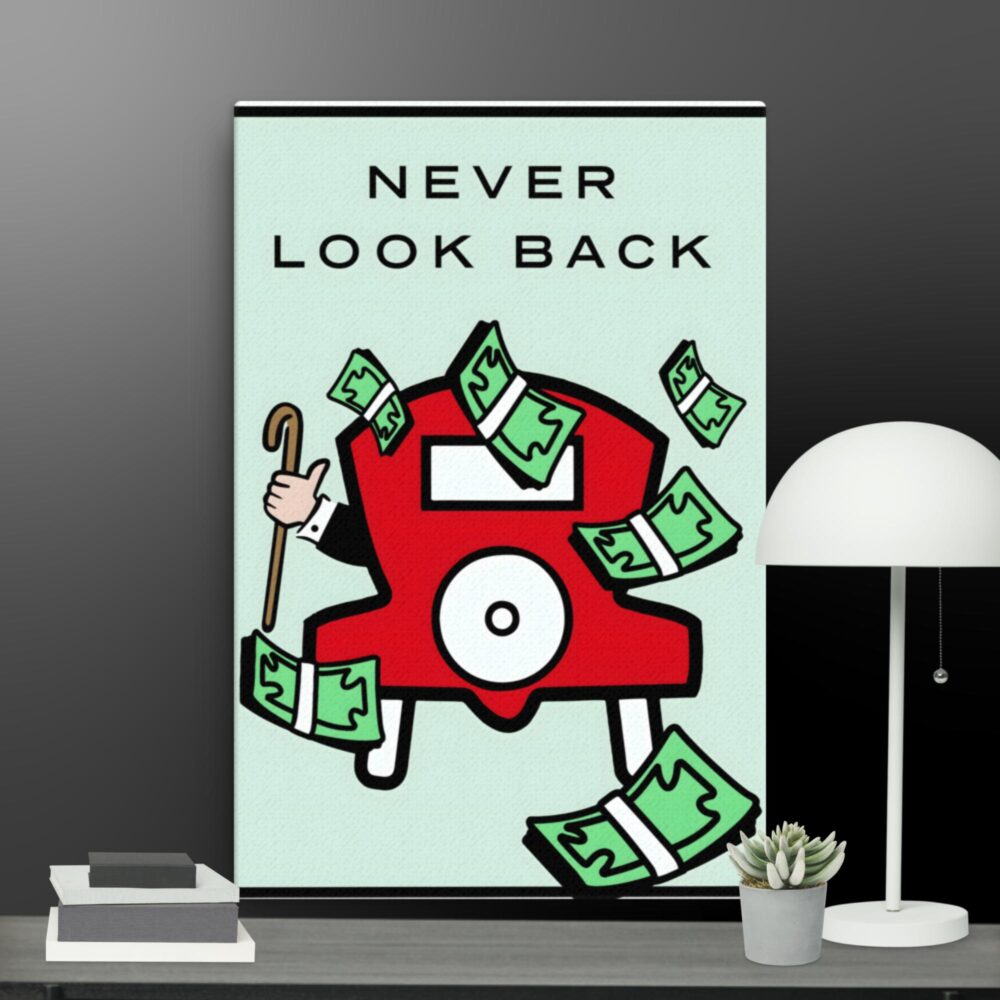 Never look Back Monopoly canvas - Image 4