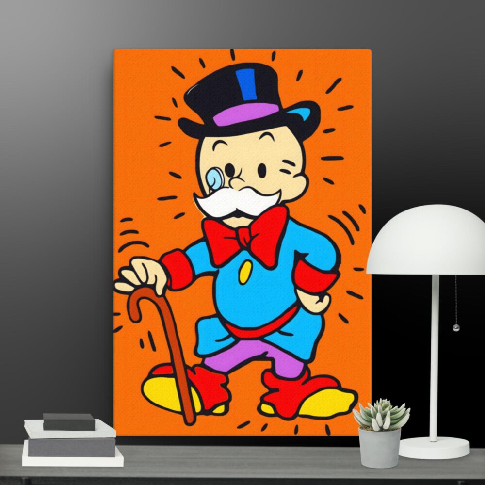 Monopoly man canvas - Image 4