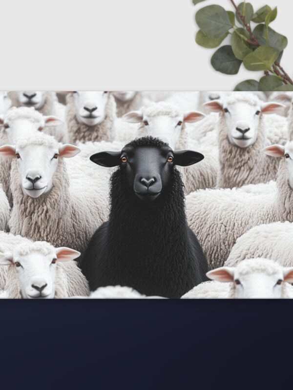Black sheep canvas - 24×36