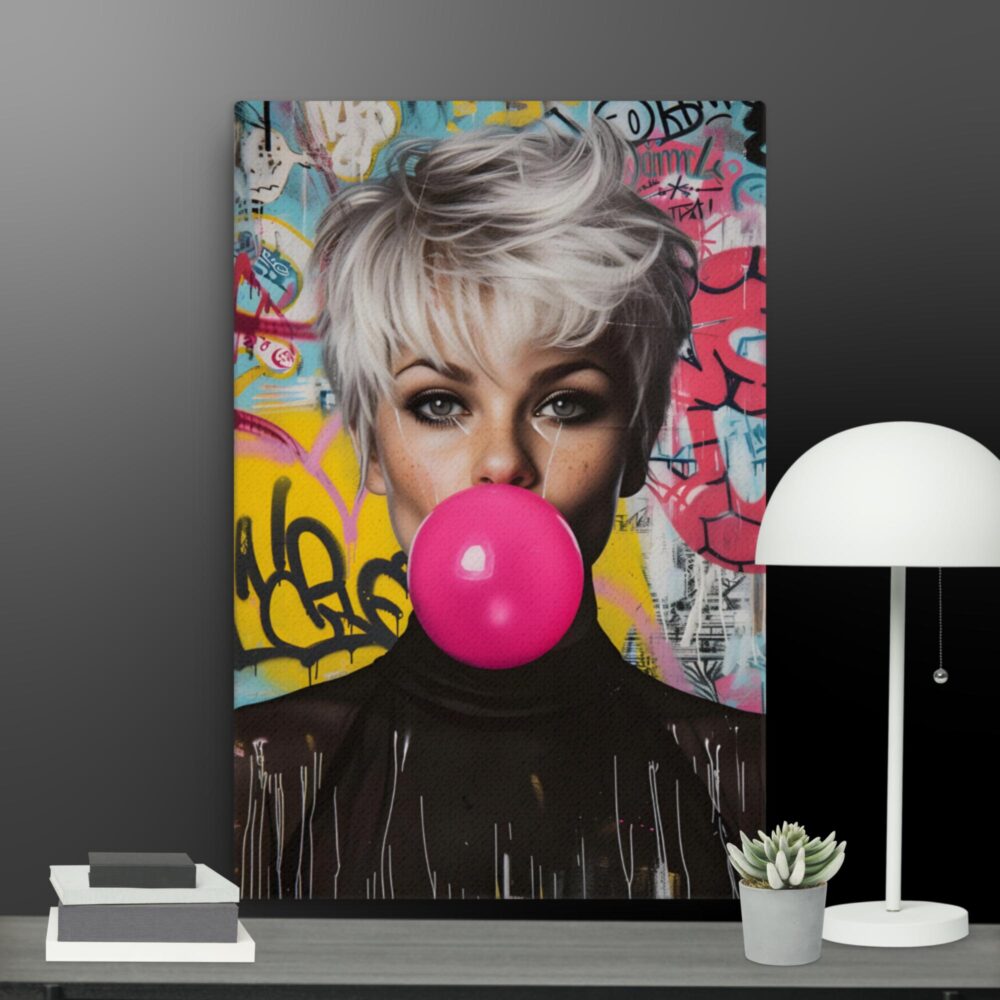 Pop Art Woman canvas - Image 3