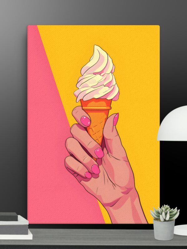 Ice cream canvas - 24×36