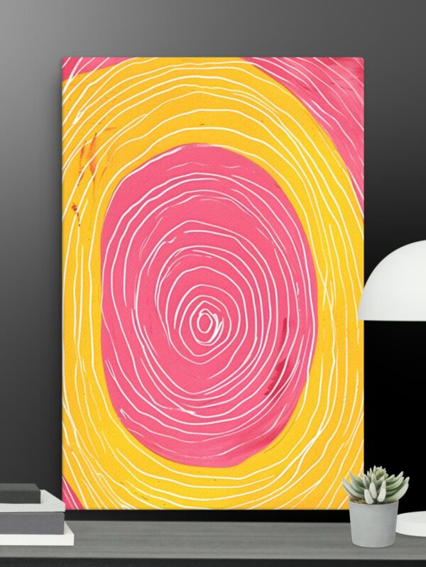 Circle Abstract canvas - 24×36