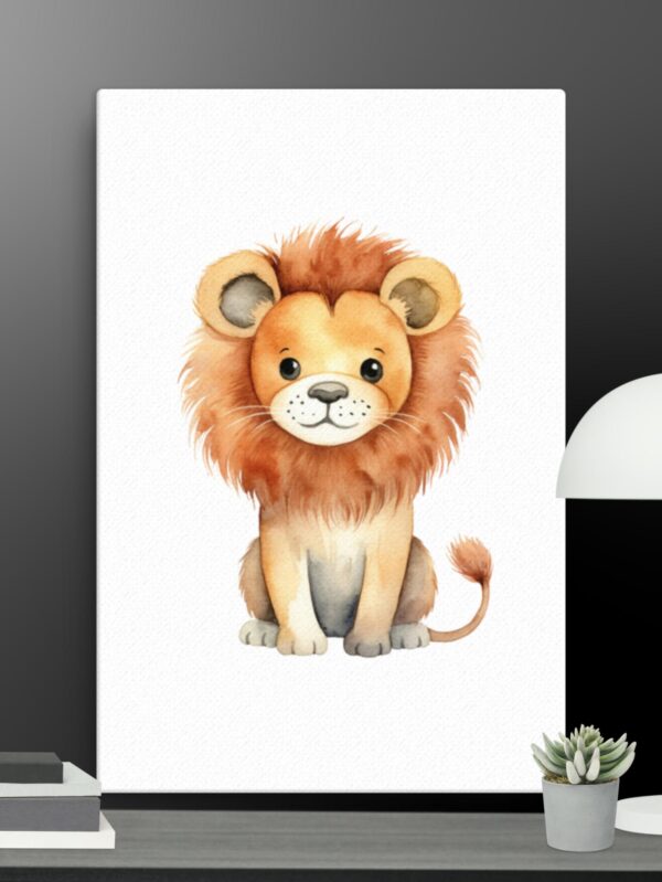 Lion canvas - 24×36