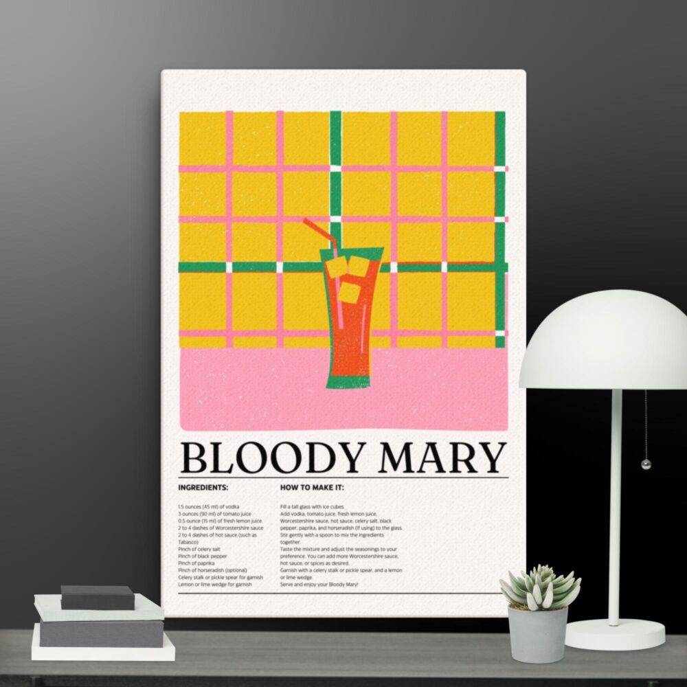 Bloody Mary canvas - Image 4
