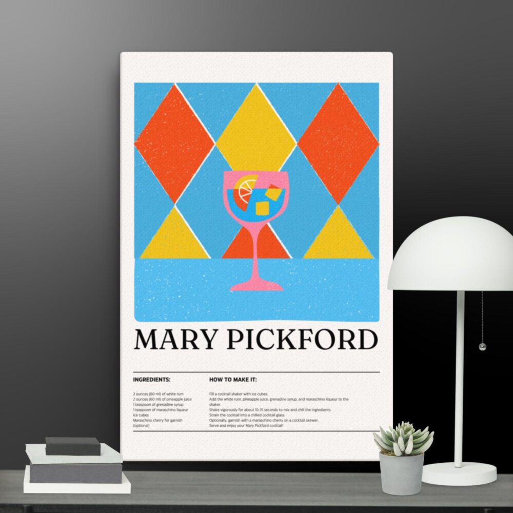 Mary Pickford canvas - Image 4