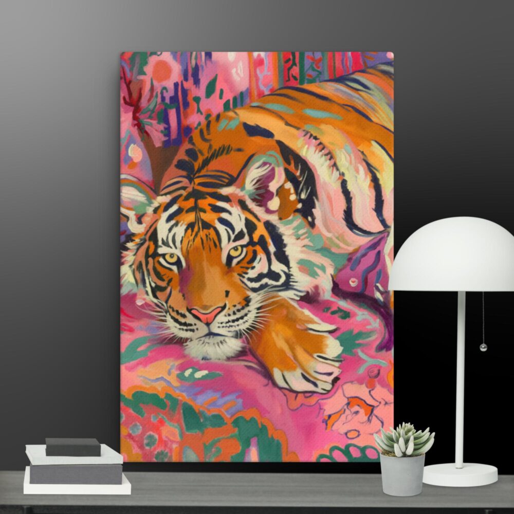 Tiger Pop ART Style canvas - Image 4