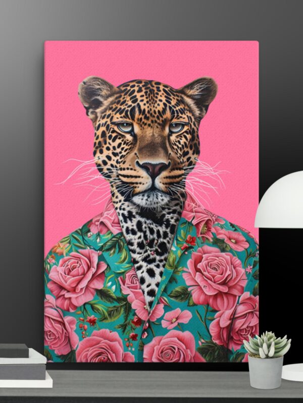 Cool Leopard canvas - 24×36