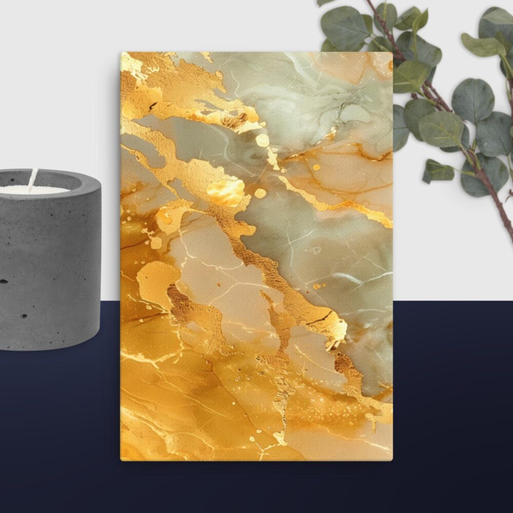 Gold Scene canvas - Image 6