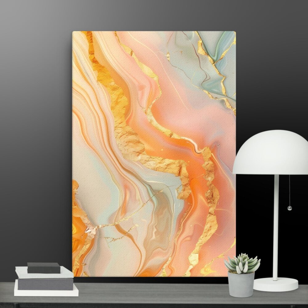 Gold with colour canvas - Image 6