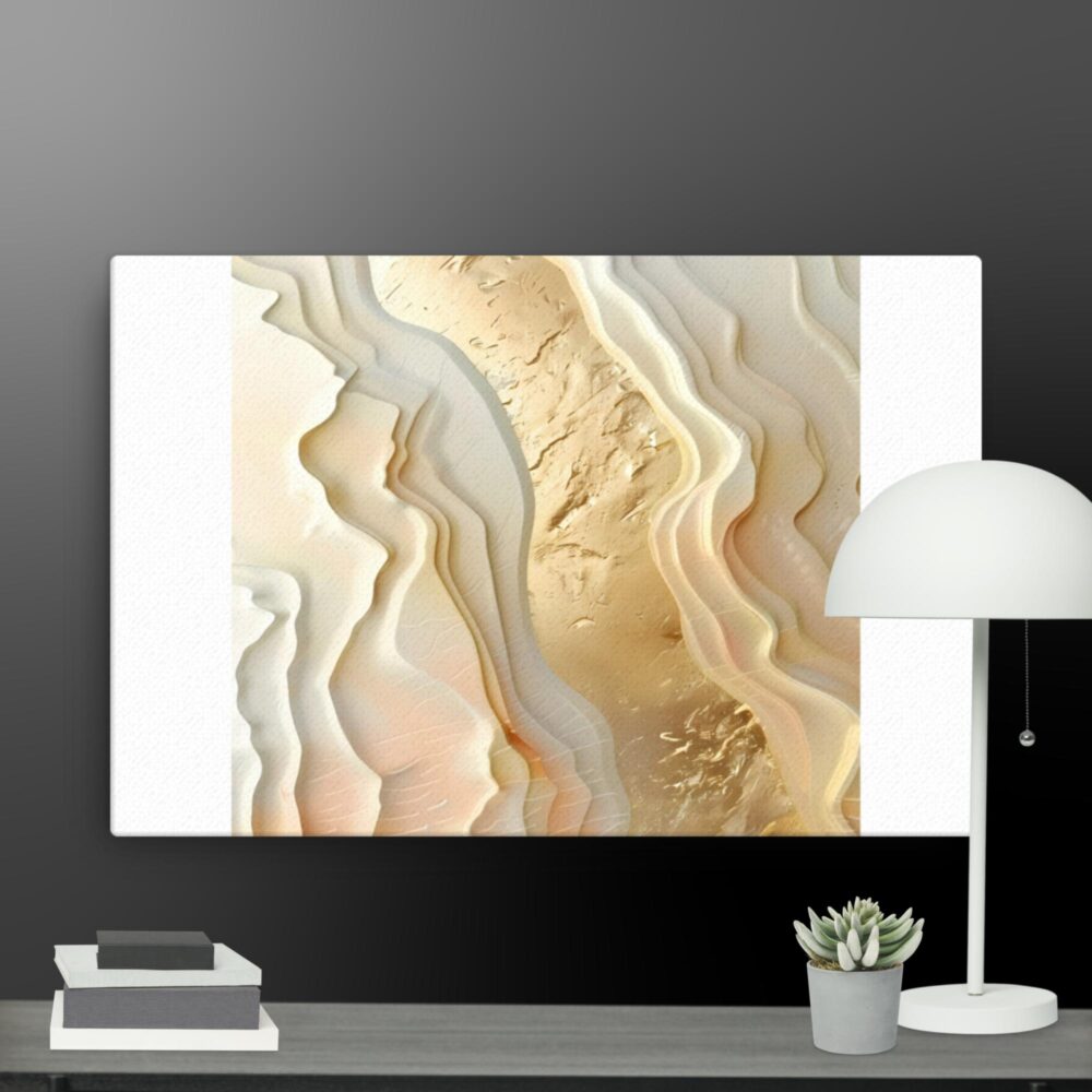 Gold sand effect canvas - Image 6